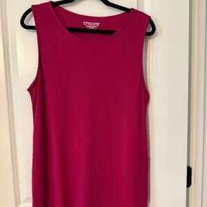 TopChico's Pima Cotton Sleeveless with Pockets Tees Sz: Large